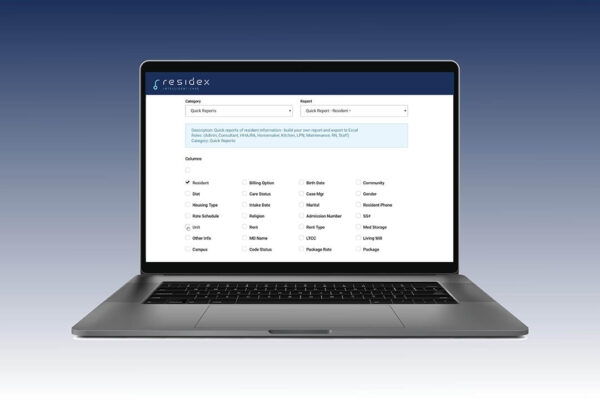 Reporting and Analysis - Residex